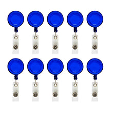 10pzs Portagafete Luky Traslucido Azul For Promotional - For Promotional - vista lateral