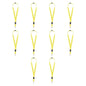 10pzs Portagafete Espiro Color Amarillo For Promotional - For Promotional