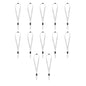 10PZS Portagafete Espiro Blanco FOR PROMOTIONAL - For Promotional - vista lateral