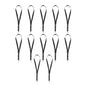 10PZS Portagafete Espiro Negro FOR PROMOTIONAL - For Promotional