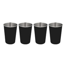 4pzs Vaso Cup Negro Acero FOR PROMOTIONAL - For Promotional