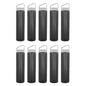 10pzs Cilindro 1 Lt Dexter Plastico Negro For Promotional - For Promotional - vista lateral