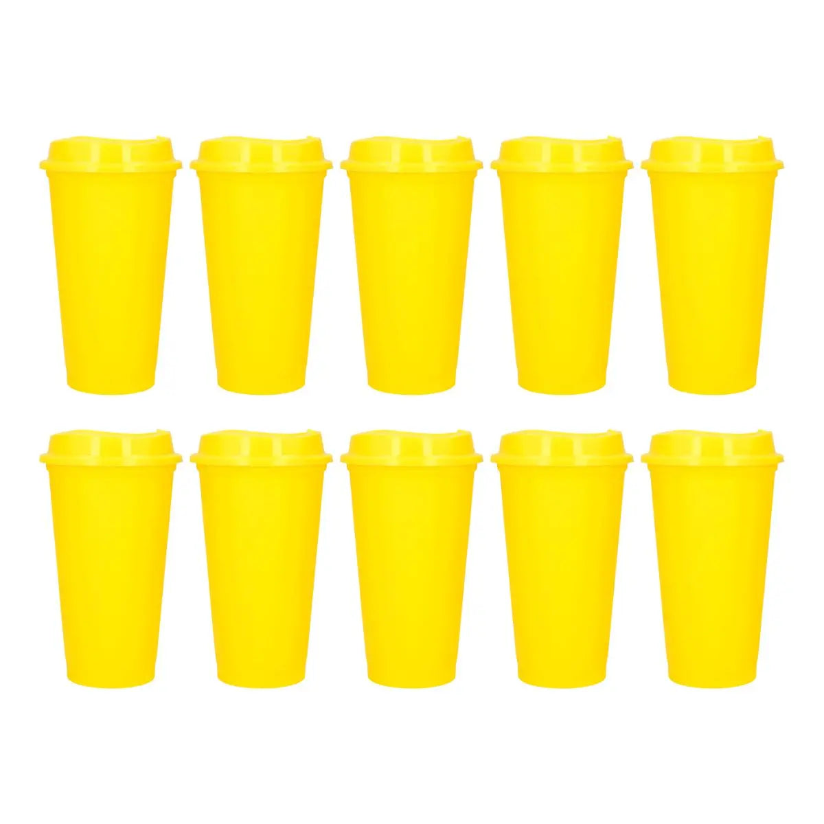 10pzs Vaso Cafetero Sirena Color Amarillo For Promotional - For Promotional