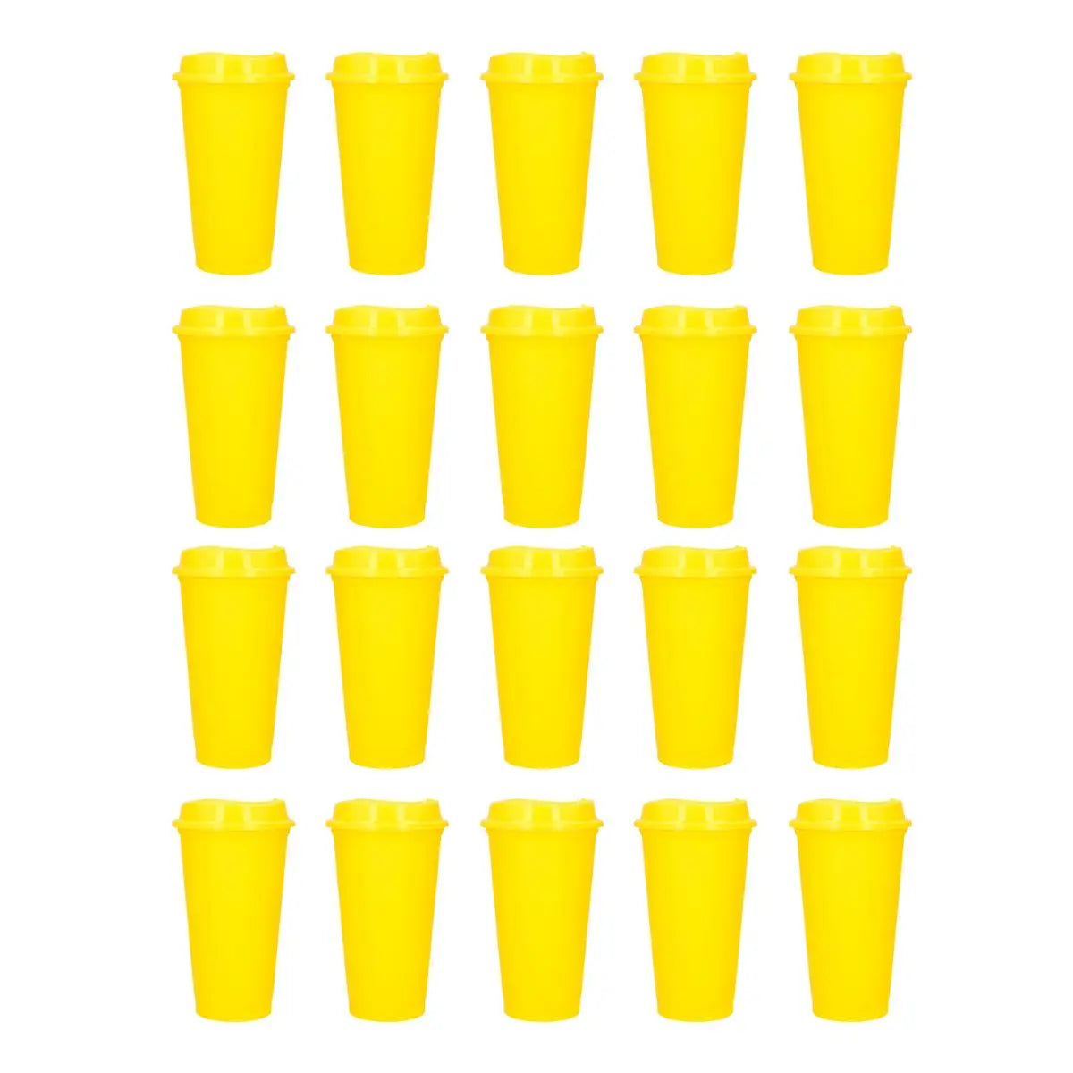 20pzs Vaso Sirena Amarillo For Promotional - For Promotional - vista lateral