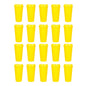 20pzs Vaso Sirena Amarillo For Promotional - For Promotional - vista lateral