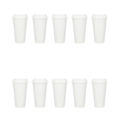 10pzs Vaso Sirena Blanco For Promotional - For Promotional - vista lateral