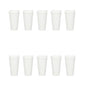 10pzs Vaso Sirena Blanco For Promotional - For Promotional - vista lateral