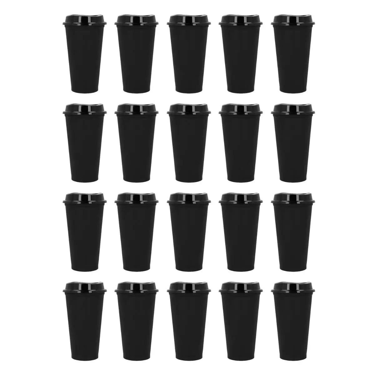 20pzs Vaso Sirena Negro For Promotional - For Promotional - vista lateral
