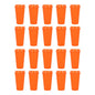 20pzs Vaso Sirena Naranja For Promotional - For Promotional - vista lateral