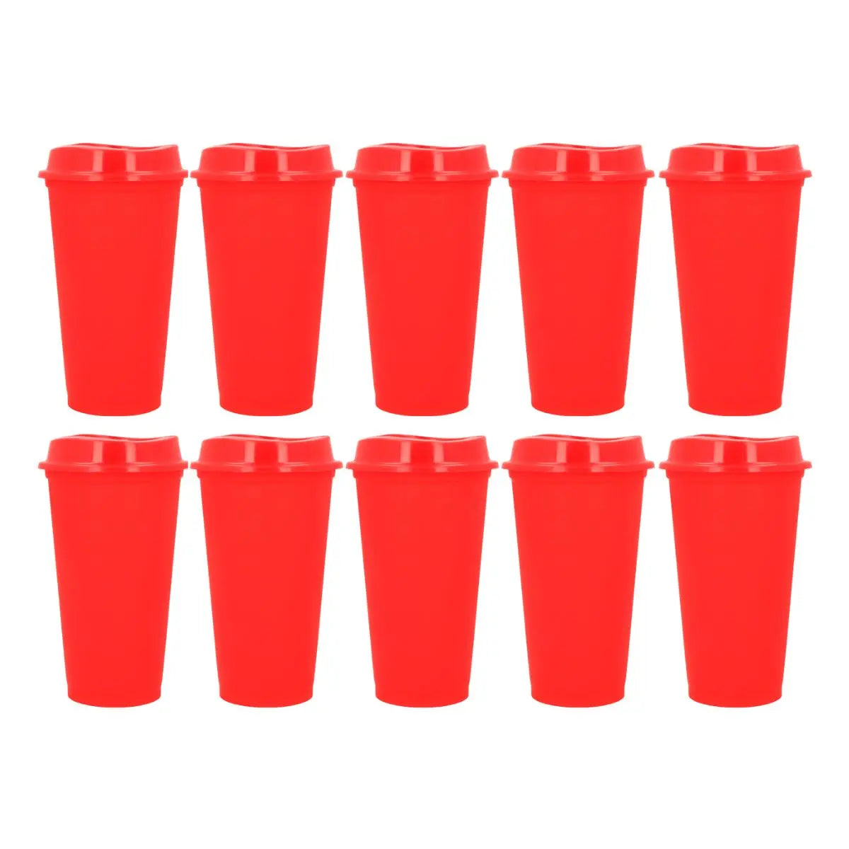 10pzs Vaso Sirena Rojo For Promotional - For Promotional - vista lateral