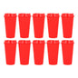 10pzs Vaso Sirena Rojo For Promotional - For Promotional - vista lateral
