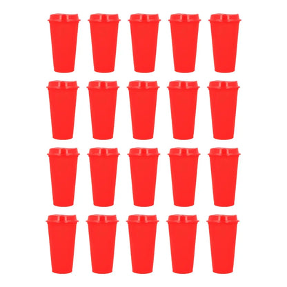 20pzs Vaso Sirena Rojo For Promotional - For Promotional - vista lateral