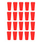 20pzs Vaso Sirena Rojo For Promotional - For Promotional - vista lateral