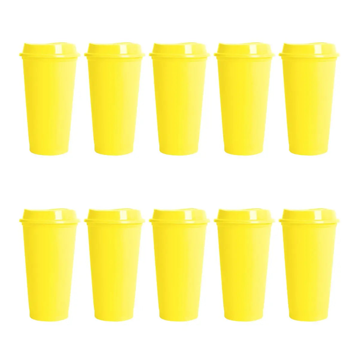 10PZS VASO CAFETERO SIRENA AMARILLO PASTEL FOR PROMOTIONAL - For Promotional - vista lateral