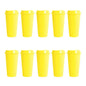 10PZS VASO CAFETERO SIRENA AMARILLO PASTEL FOR PROMOTIONAL - For Promotional - vista lateral
