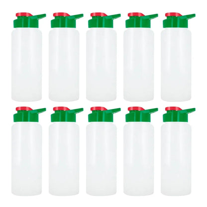 10pzs Cilindro Plastico Tricolor For Promotional Tapa Enroscable - For Promotional