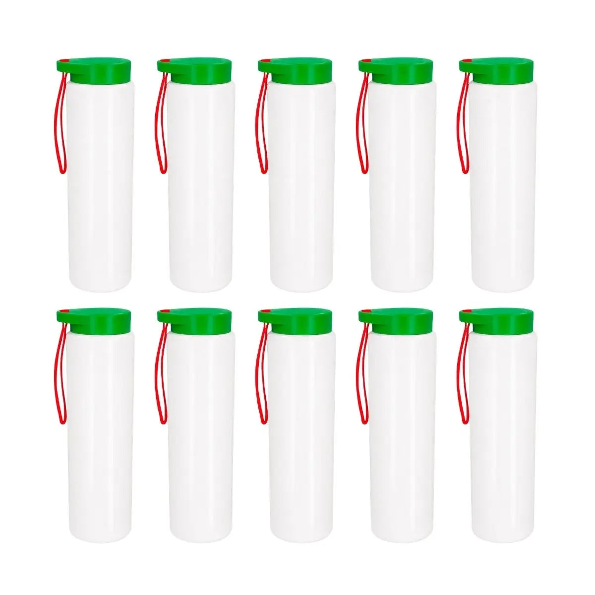 10pzs Cilindro Plastico Tricolor For Promotional Tapa Enroscable 1LT - For Promotional - detalle