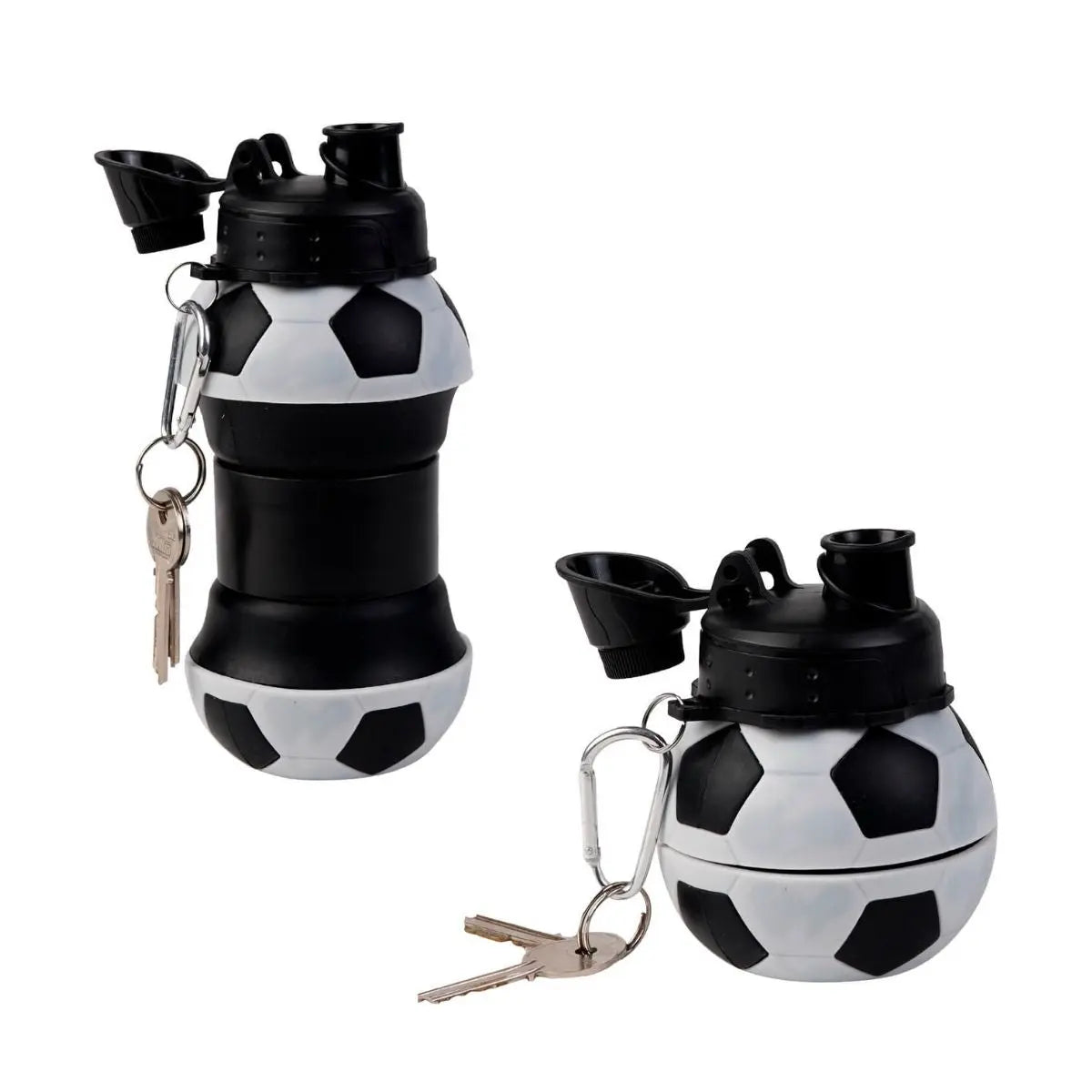 Cilindro Silicon Plegable For Promotional 520 ml Forma Balon Futbol - For Promotional
