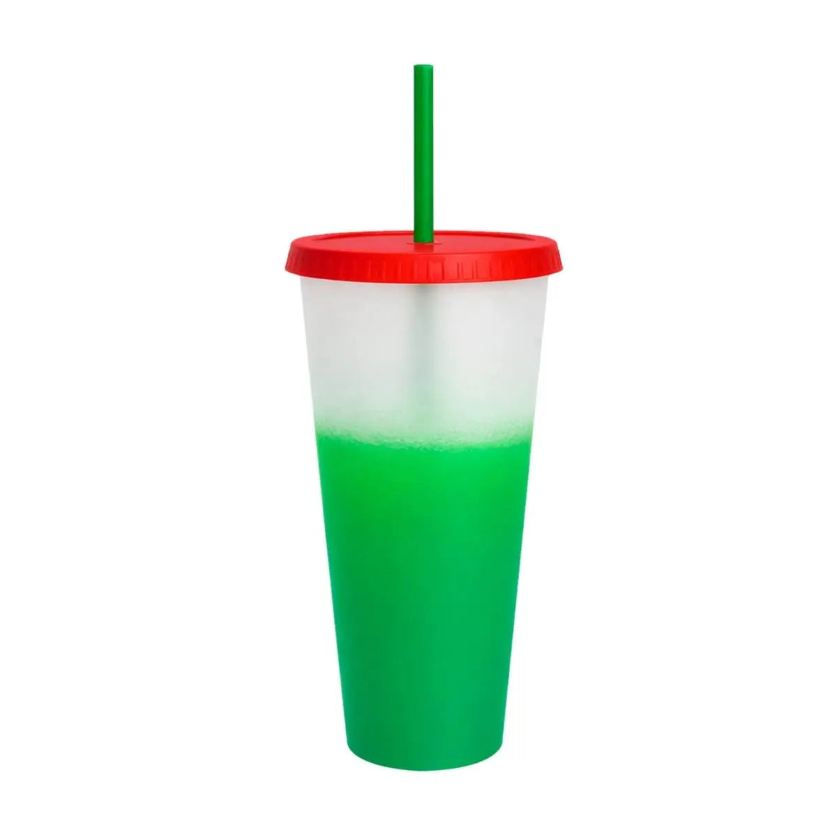 5pzs Vaso Plastico For Promotional Acabado Frost Degradado 700 ml - For Promotional - detalle