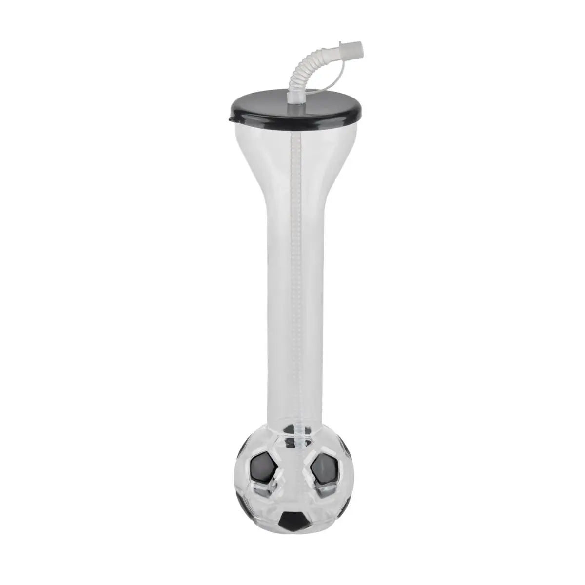 Yarda Forma Balon For Promotional c/ Tapa Popote Transparente 600 ml - For Promotional - vista trasera