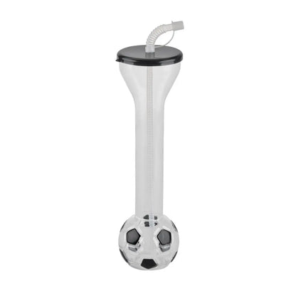 Yarda Forma Balon For Promotional c/ Tapa Popote Transparente 600 ml - For Promotional - vista trasera