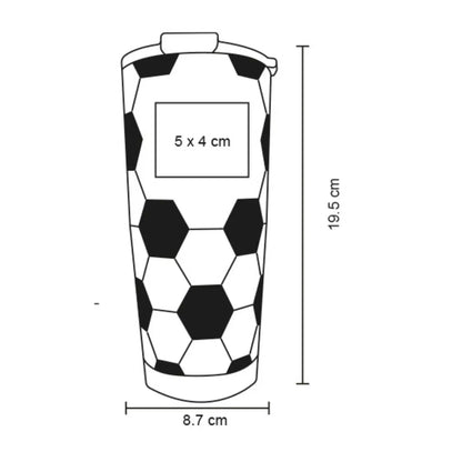 Termo Doble Pared For Promotional Impresion Balon Futbol - For Promotional - detalle
