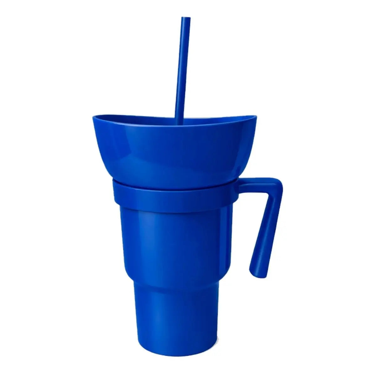 Vaso Plastico Tapa c/ Botanero For Promotional Elegir Color Azul - For Promotional