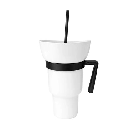Vaso Plastico Tapa c/ Botanero For Promotional Elegir Color Blanco - For Promotional - detalle