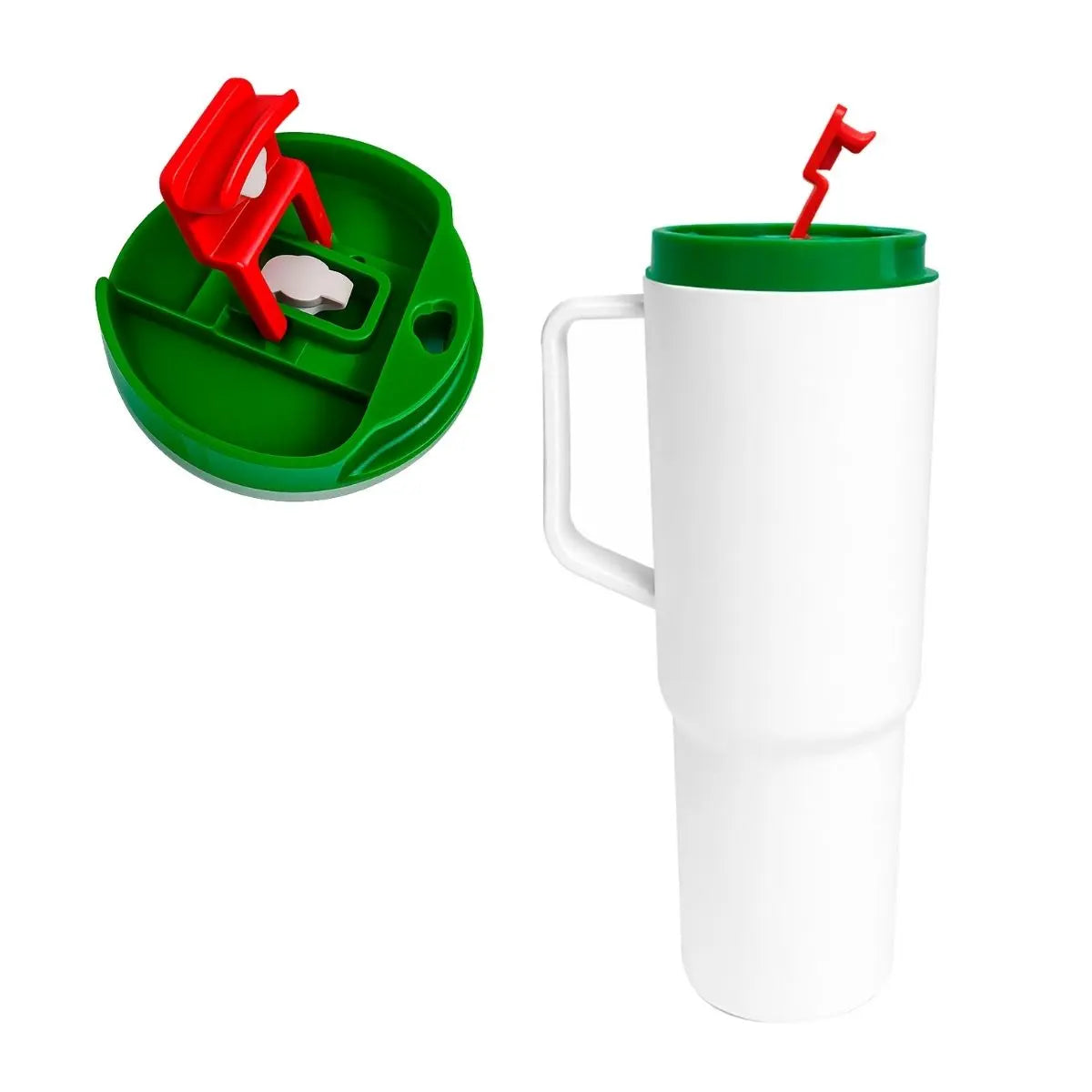 Vaso Plastico c/ Asa For Promotional Tapa Boquilla Popote - For Promotional
