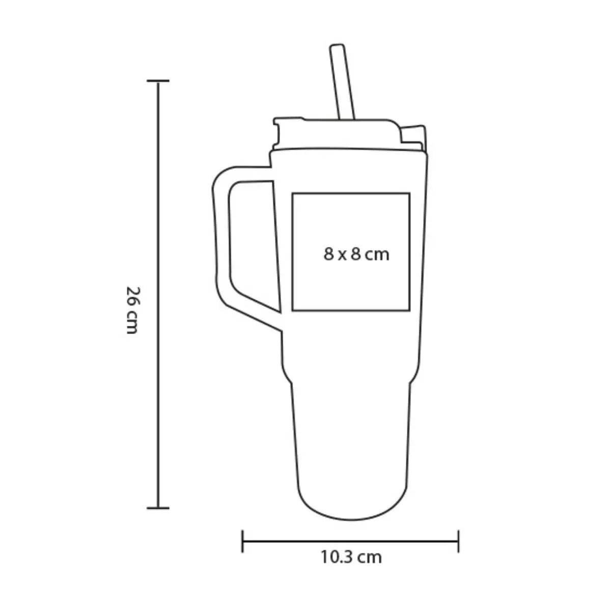 Vaso Plastico c/ Asa For Promotional Tapa Boquilla Popote - For Promotional - empaque
