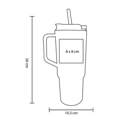 Vaso Plastico c/ Asa For Promotional Tapa Boquilla Popote - For Promotional - empaque