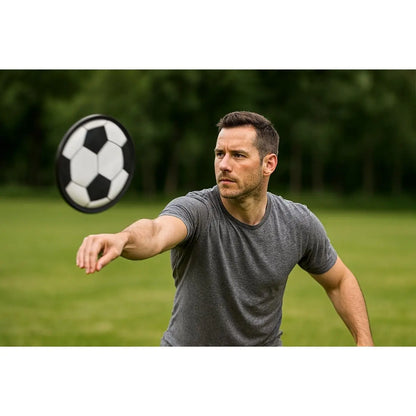 10pzs Frisbee Plegable For Promotional Impresion Balon Futbol - For Promotional - accesorios