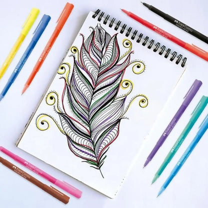 Rotuladores Faber Castell Punta Fina Ice 10 Pz - Faber Castell - vista lateral