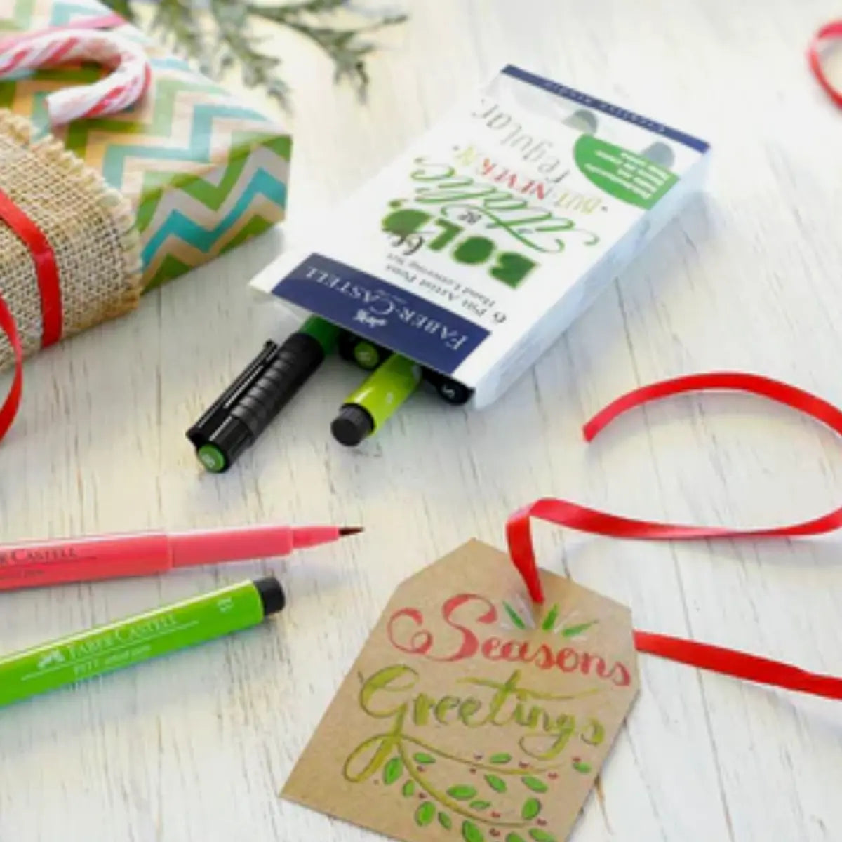 Rotuladores Tonos Verde Faber Castell Profesionales 6 Pz - Faber Castell - accesorios
