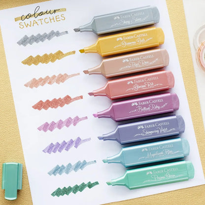 Marcador Efecto Metalico Faber Castell 8 Pz - FaberCastell - uso