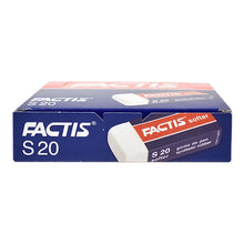 20 Gomas Borrar Factis S20 Pan Migajon Escolar Blanca - Factis - vista lateral