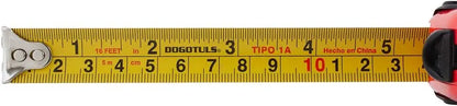 Flexometro Compacto Profesional 19mmx5m Dogotuls - Dogotuls - vista lateral