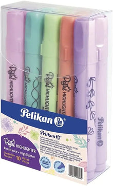 Marcatextos 414 Pelikan Colores Pastel 10 Piezas - Pelikan - vista lateral