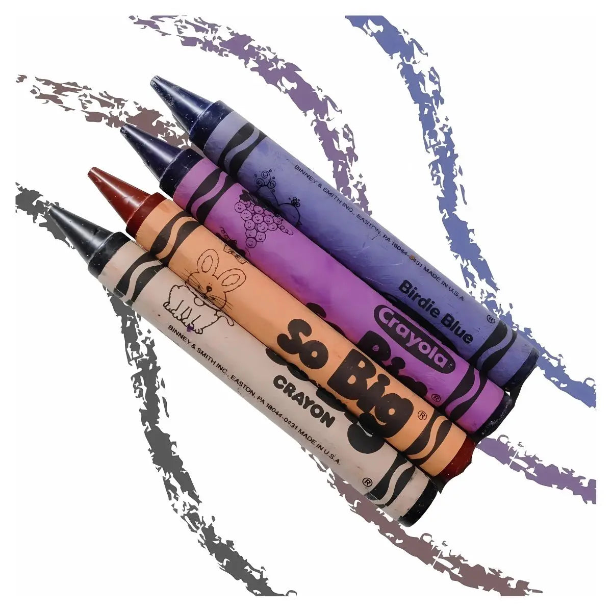 Crayones Extra Jumbo Crayola So Big Estuche Con 12 Colores - Crayola - vista lateral