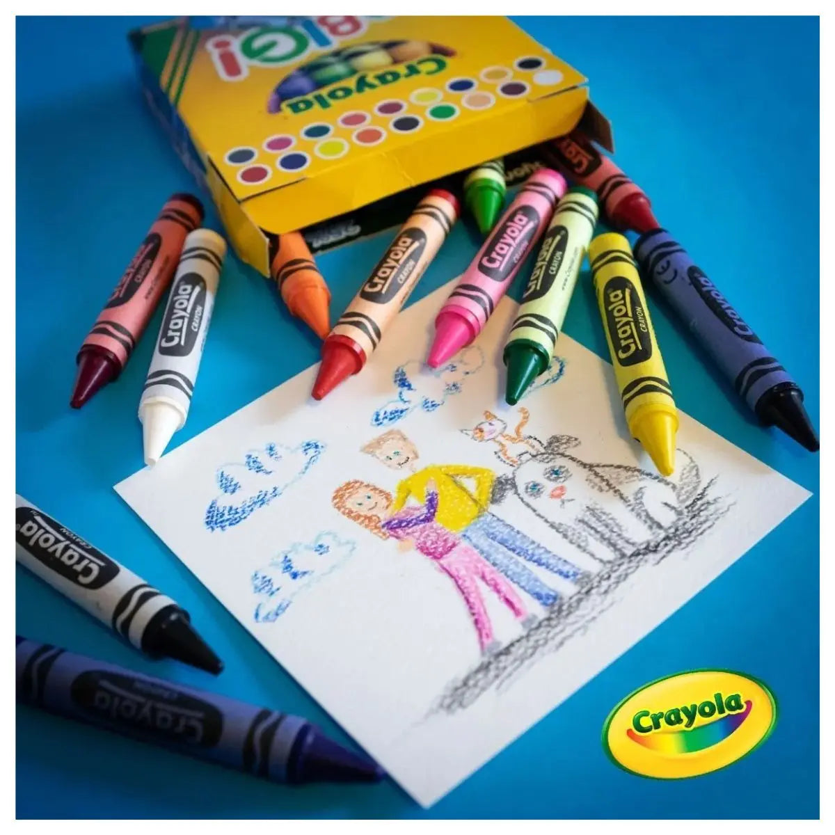18 Crayones Extra Jumbo So Big Escolar Colorear Crayola - Crayola