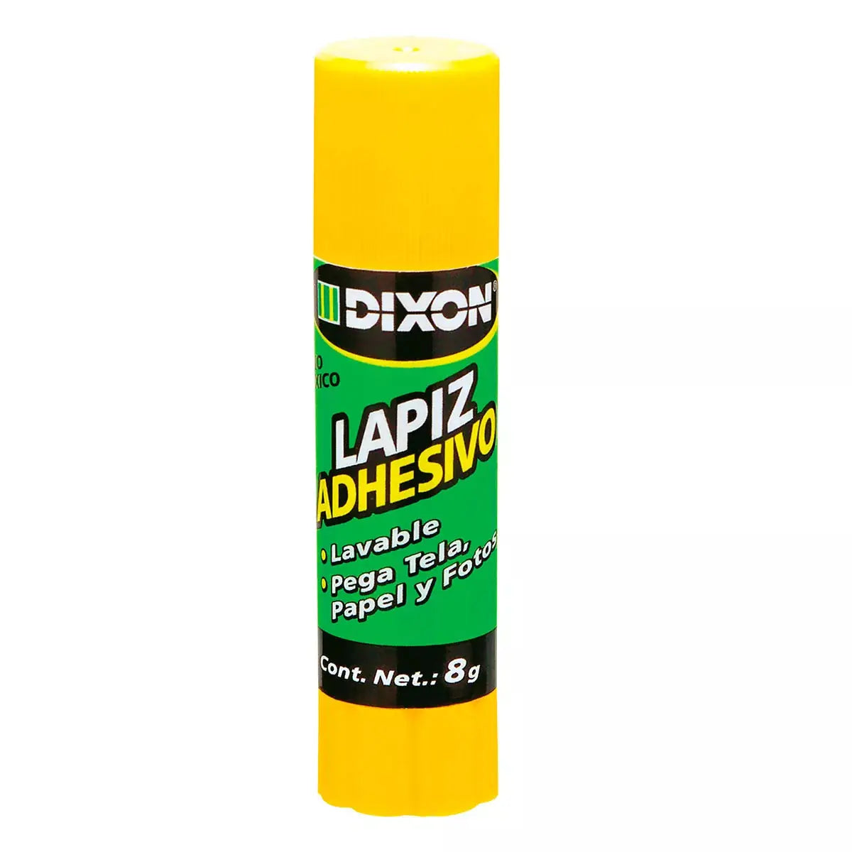 Lápiz Adhesivo Pegamento Barra Blanco Escolar Dixon 8g - Vinci - detalle