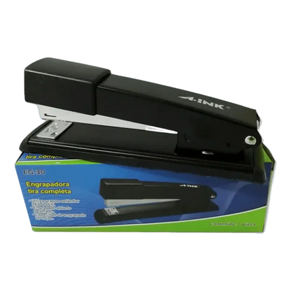 Engrapadora Tira Completa A-ink Metalica Negra Oficina - Mae