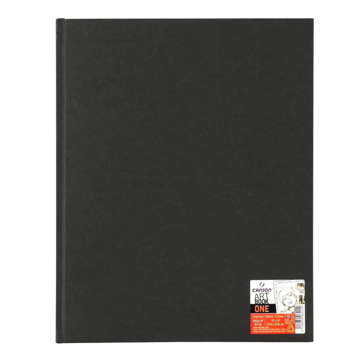 Block Bocetos Cuaderno Canson Dibujo Art Book One 27.9x35cm - Canson - detalle