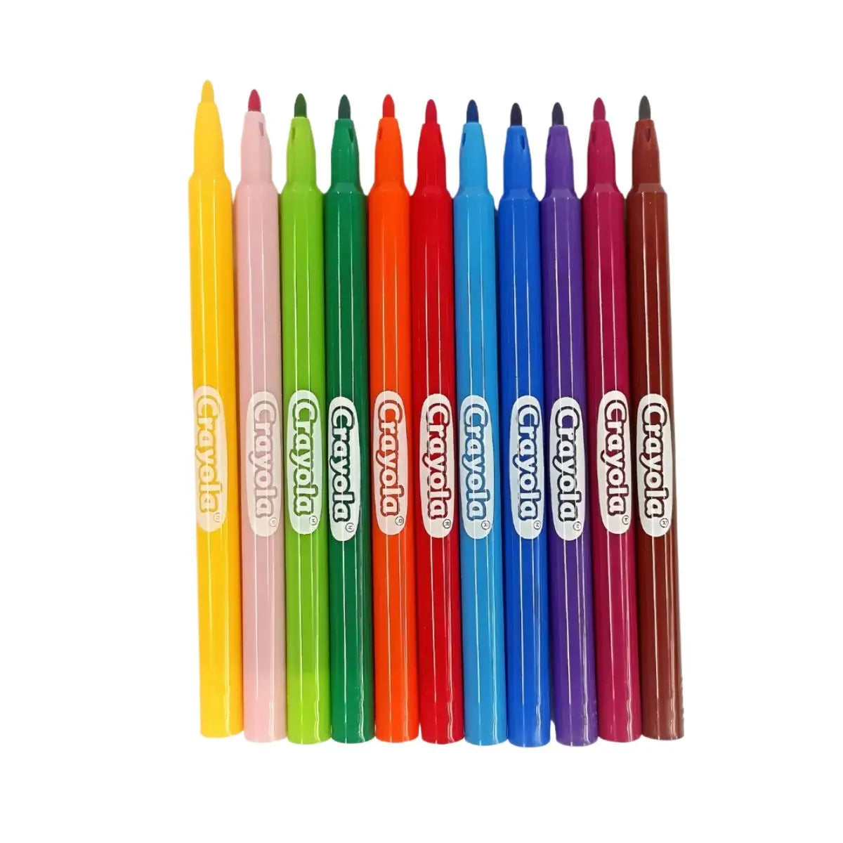 12 Marcadores Punta Fina Wonder Markers Marca Crayola - Crayola - vista trasera