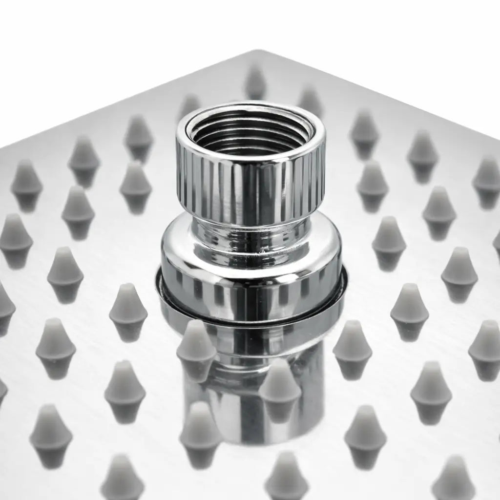 Regadera Cuadrada 6" Acero Inox Deluxe Cnx - CNX - vista lateral