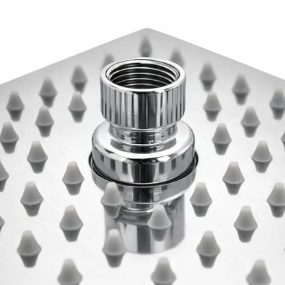 Regadera Cuadrada 6" Acero Inox Deluxe Cnx - CNX - vista lateral