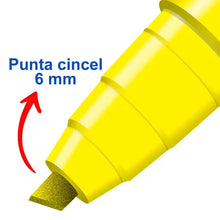 Marcatextos Marcador Azor Fluorescente Lavable Vision 12 Piezas Naranja - Azor - vista lateral