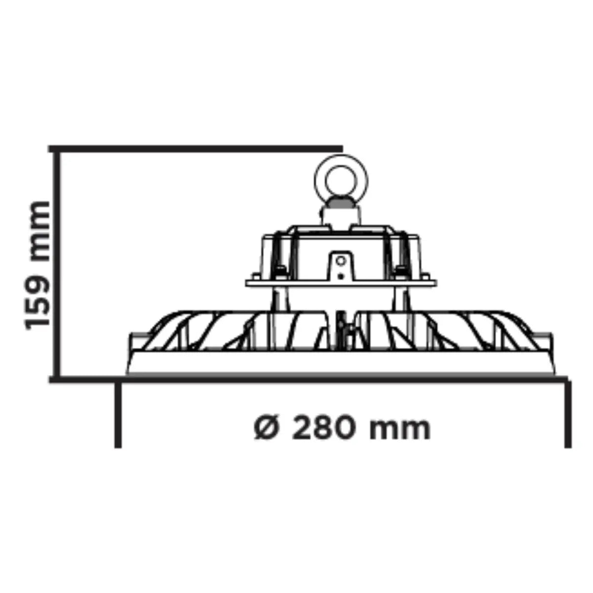Luminario Circular High Bay LED Argos 150 W 120-277 V - Argos
