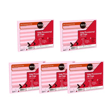 5 Blocks de Vale Provisional Rosa 50 Hojas c/u 1/4 Carta RAYTER - Rayter - detalle
