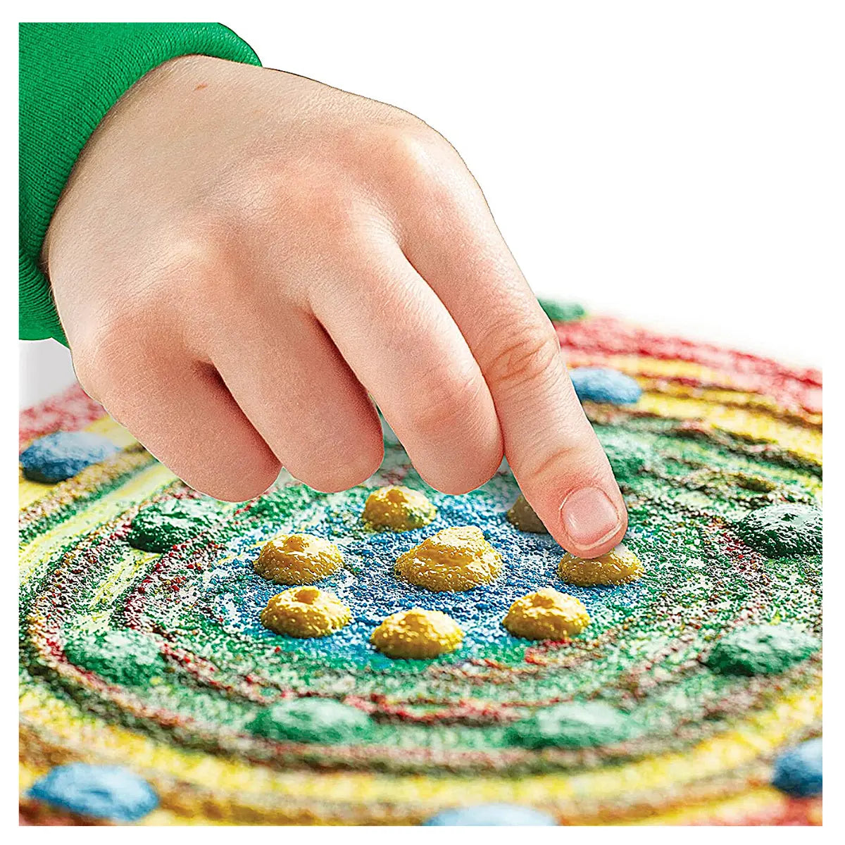 Kit Pintura Arena 3D Faber Castell Texturizada Arte Niños - Faber Castell - vista trasera